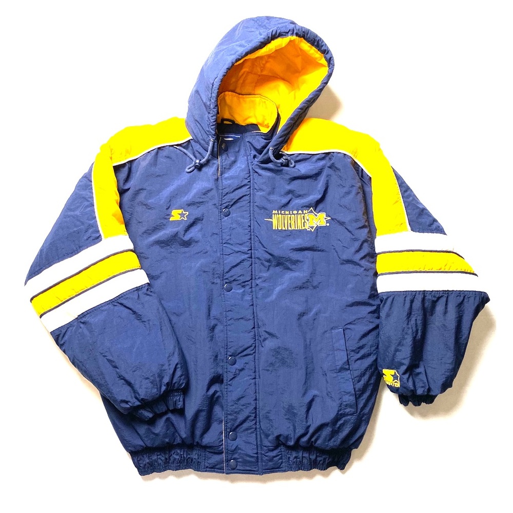 Vintage Starter Michigan Wolverines Jacket Large